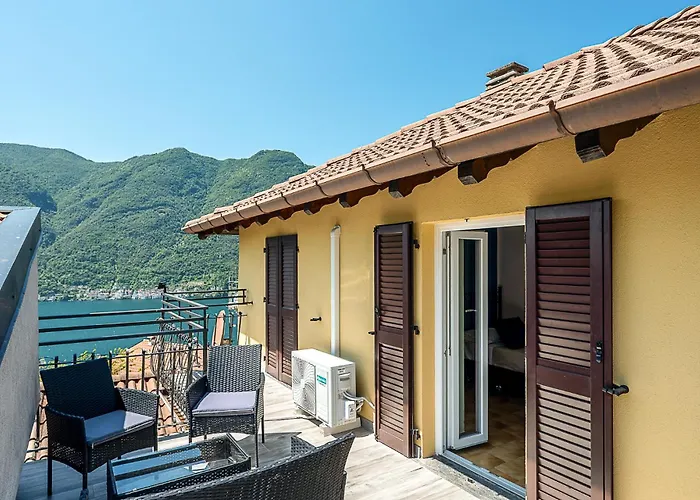 Apartment New Duplex With View, 2 Terraces Nesso